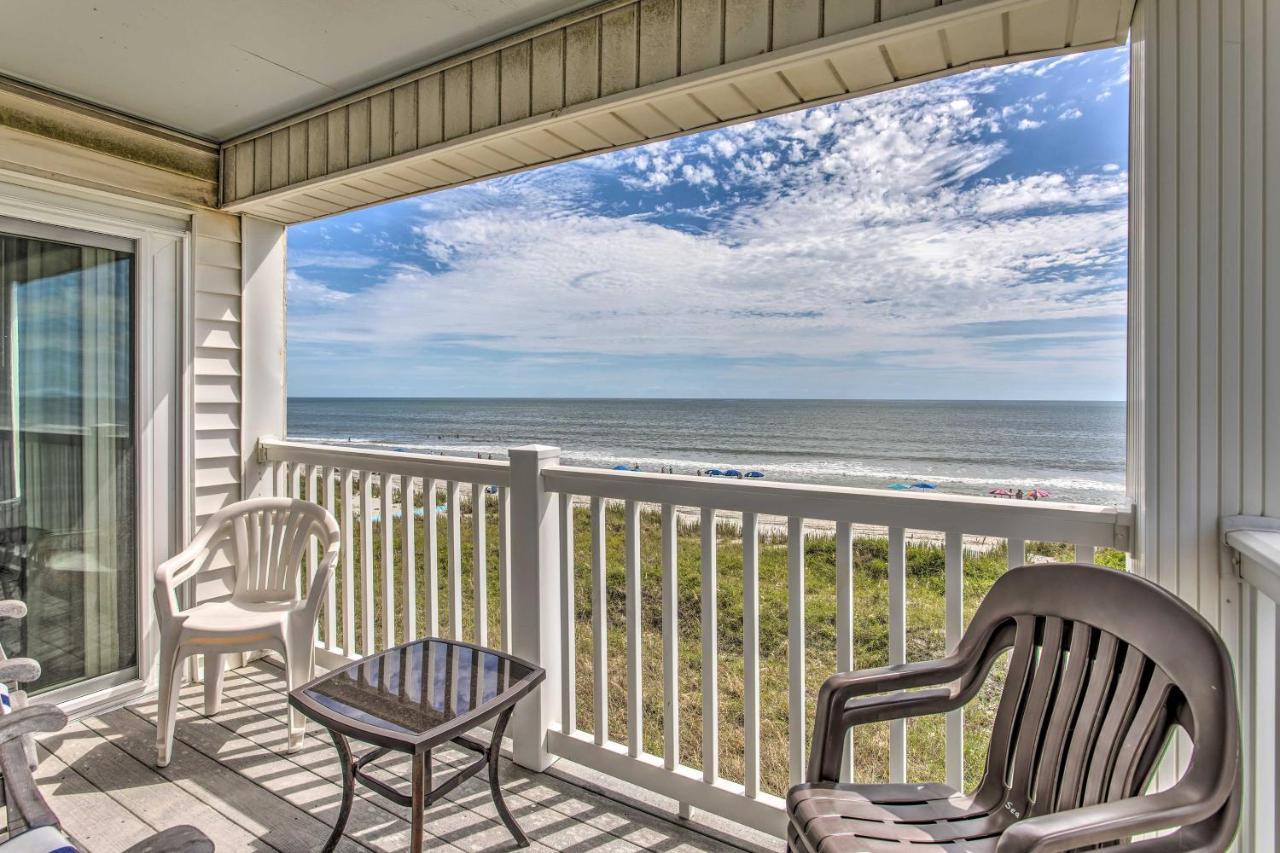Bright Beachy Condo With Boardwalk Access And Patio! Myrtle Beach Esterno foto