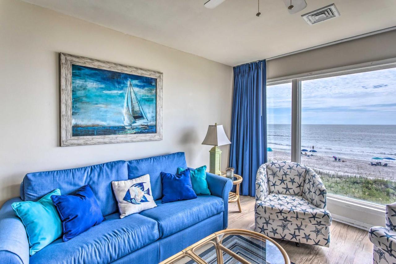 Bright Beachy Condo With Boardwalk Access And Patio! Myrtle Beach Esterno foto