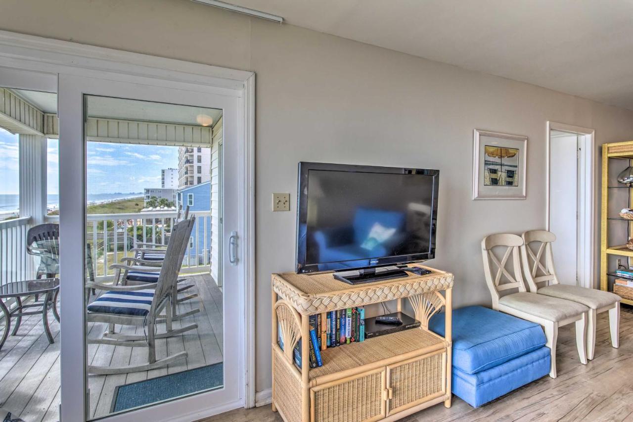 Bright Beachy Condo With Boardwalk Access And Patio! Myrtle Beach Esterno foto