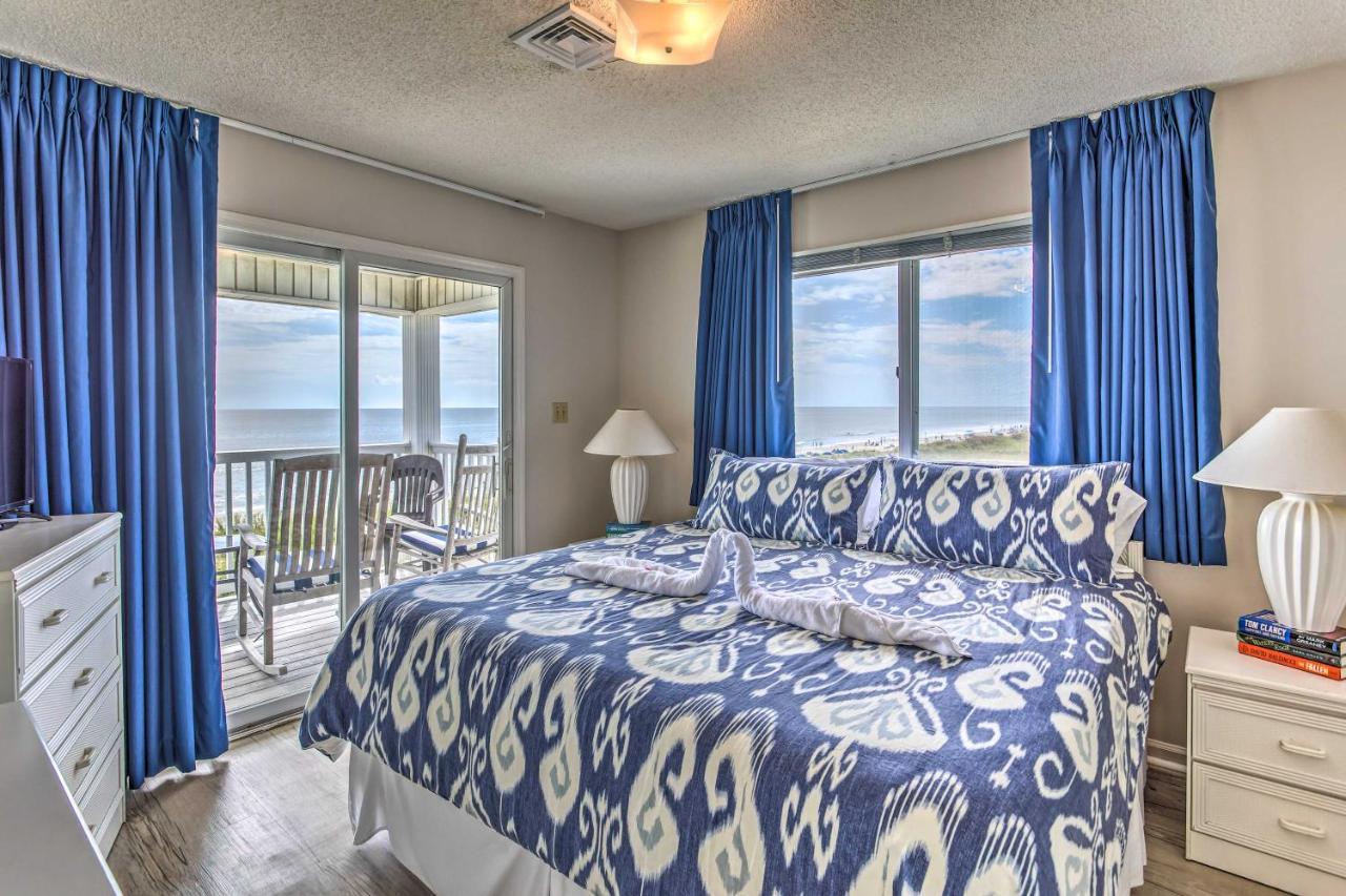 Bright Beachy Condo With Boardwalk Access And Patio! Myrtle Beach Esterno foto