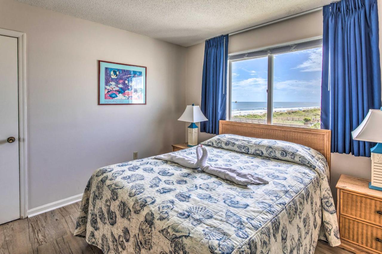 Bright Beachy Condo With Boardwalk Access And Patio! Myrtle Beach Esterno foto