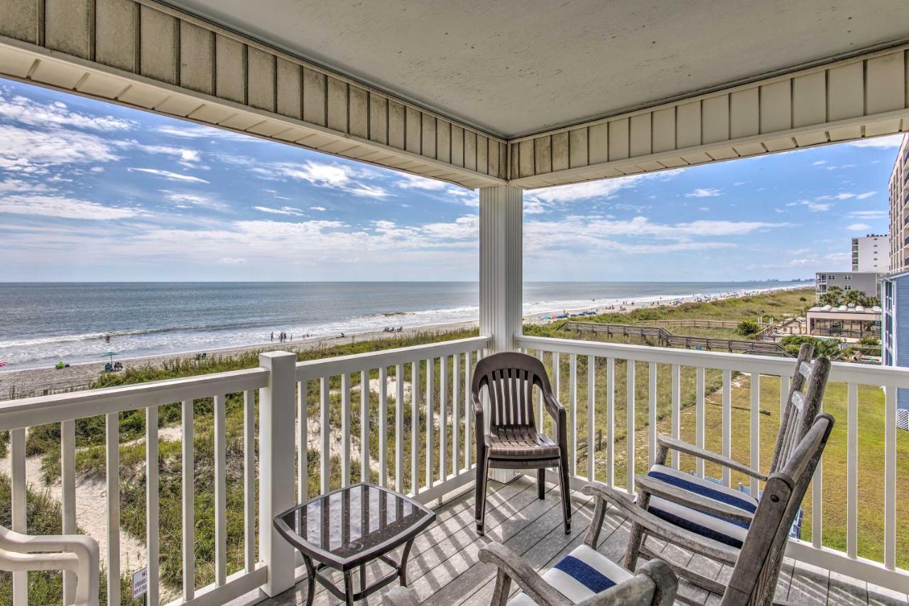 Bright Beachy Condo With Boardwalk Access And Patio! Myrtle Beach Esterno foto
