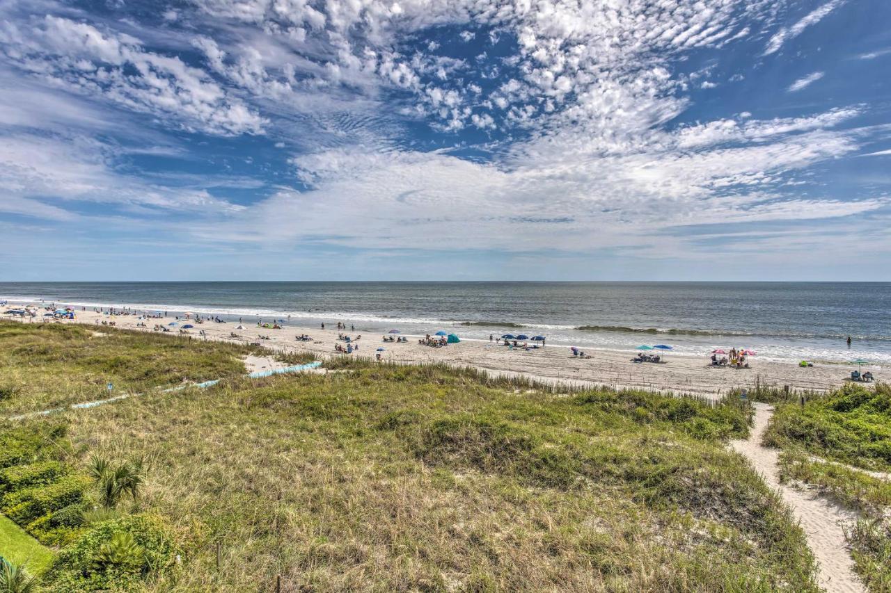 Bright Beachy Condo With Boardwalk Access And Patio! Myrtle Beach Esterno foto
