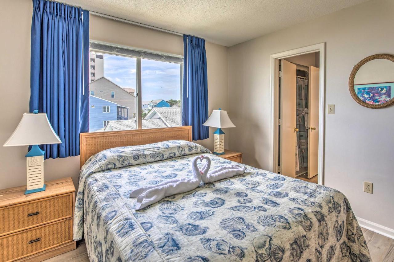 Bright Beachy Condo With Boardwalk Access And Patio! Myrtle Beach Esterno foto