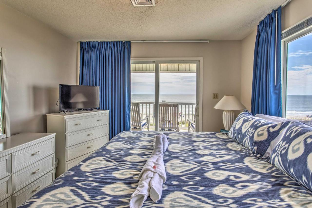 Bright Beachy Condo With Boardwalk Access And Patio! Myrtle Beach Esterno foto