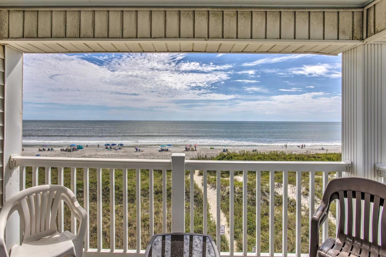 Bright Beachy Condo With Boardwalk Access And Patio! Myrtle Beach Esterno foto